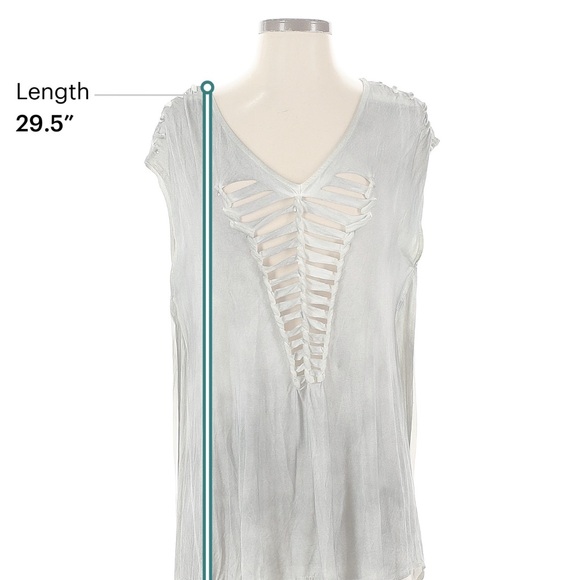 POL Distressed Gray Tunic - Picture 3 of 3